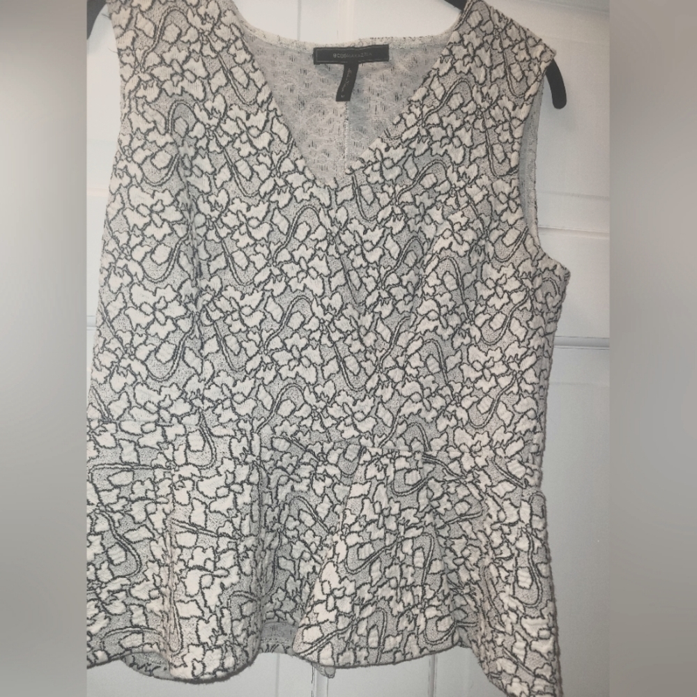 BCBG Amaya peplum top